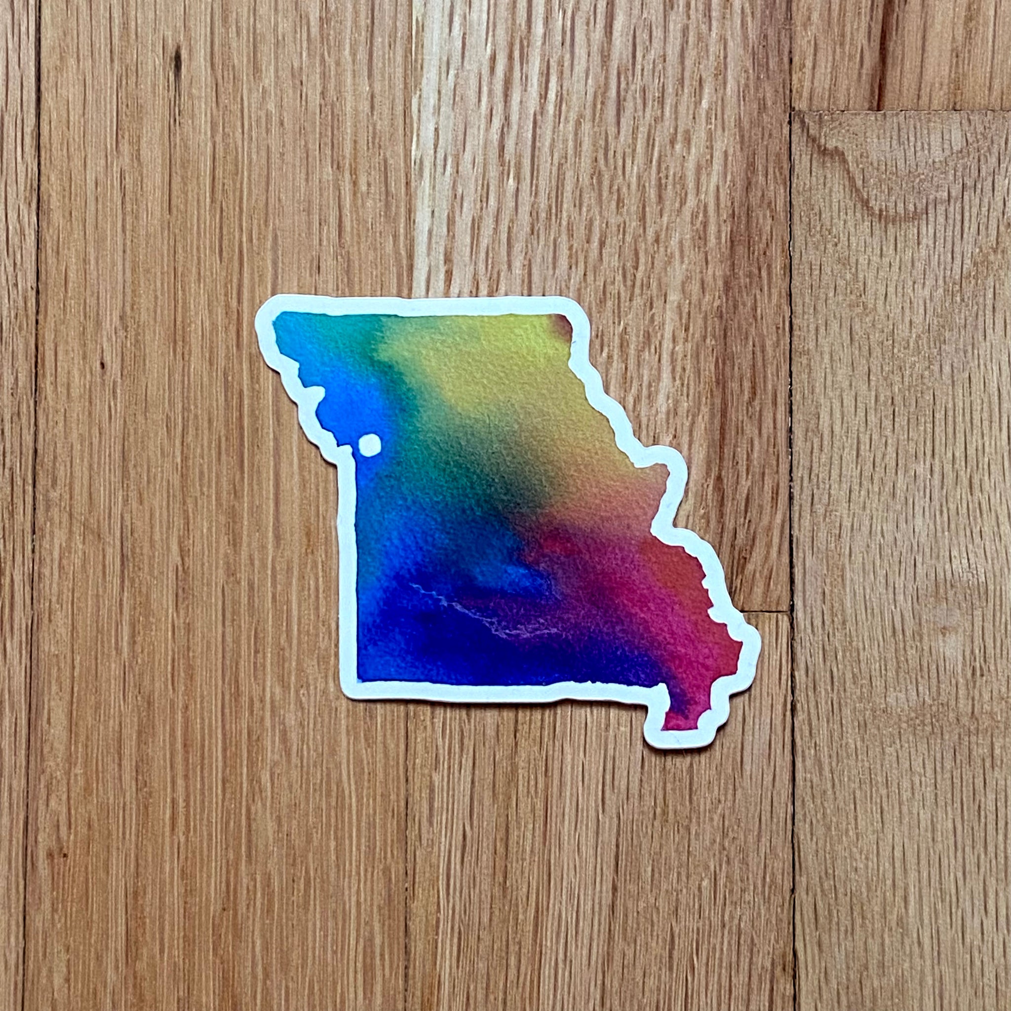 Rainbow State Sticker