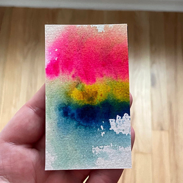 Rectangle Original Art Upcycled Magnets