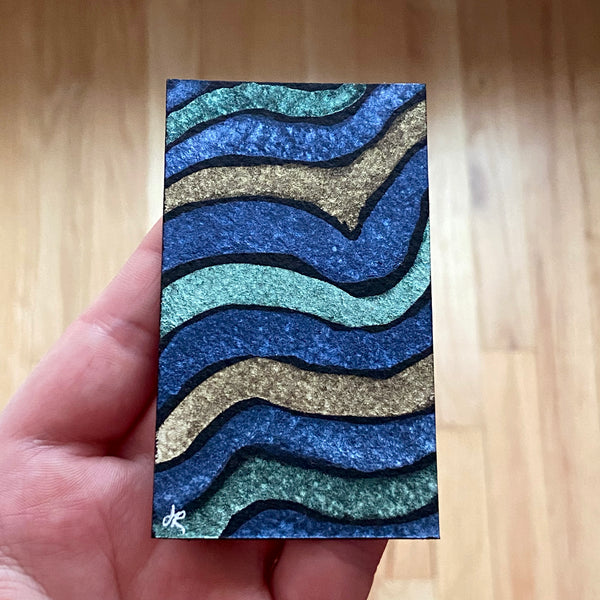 Rectangle Original Art Upcycled Magnets