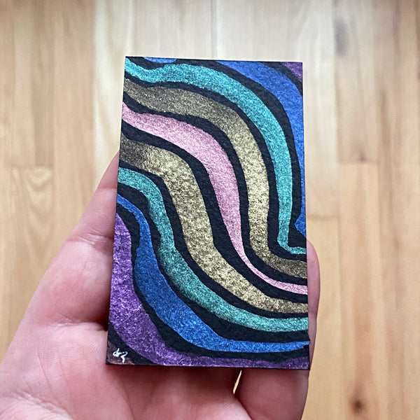 Rectangle Original Art Upcycled Magnets